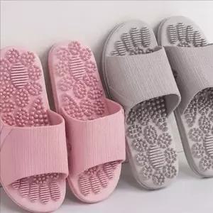 두꺼운 지압 슬리퍼 커플 발 지압 슬리퍼 실내 마사지 건강 두꺼운 지압