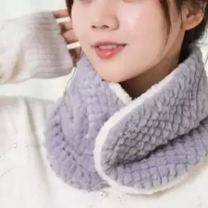 3색 1개 버튼 넥워머 쁘띠목도리 미니머플러 겨울스카 겨울목도리 겨울머플러 털목도리