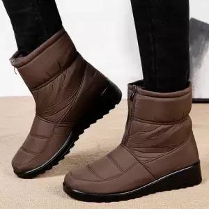여성 2컬러 겨울 방수 스노우부츠 패딩부츠 털슬립온 워커부츠 캐주얼 캐주얼화
