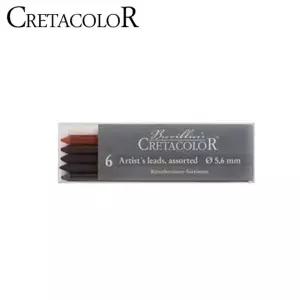 샤프콘테심 혼합 (6개입) 264 00/드로잉연필/연필/콘테/압축목탄/흑연가루/인물화그림도구/연필심가루/흑연