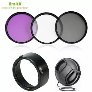 여행 UV CPL FLD 필터 키트 ES65B 총검 렌즈 후드 캡 RF 50mm f1.8 STM 렌즈 EOS R RP R3 R5 R6 II R7 R8 R