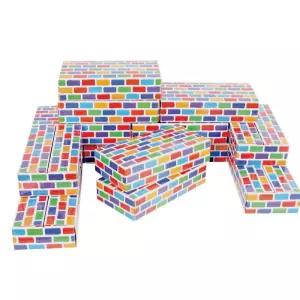 ME 한립 종이벽돌 칼라 어린이 아동