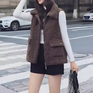 VIDS-SS1122 하이넥 버클 뽀글이 조끼