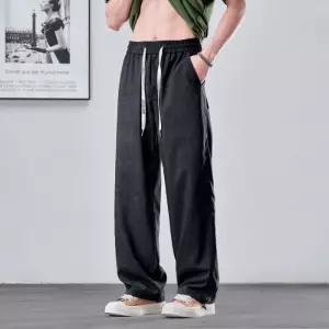 남자 데일리 배기핏 바지 밴딩 나염 여름 와이드 조거 캐주얼 얇은 SPO마켓2