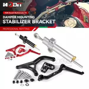 Ducati Multistrada V4 RS PIKES PEAK MULTISTRADA V4 S 2021-2024 2023 2022 용 오토바이 스티어링 댐퍼