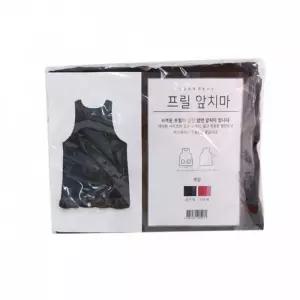 프릴 앞치마(검정)