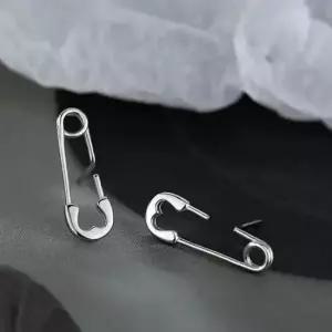 미니 옷핀 귀걸이 귀찌 피어싱 미니클립 귀걸이 쓸데없는 우정 선물 쥬얼리 액세서리