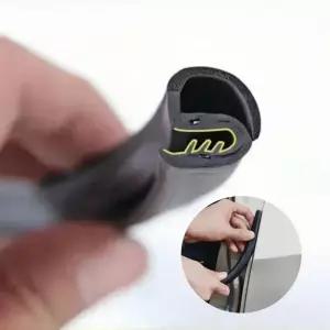 문콕방지스펀지 1Pc 고무 B-필러 씰링 스트립 차량용 도어 엣지 웨더스트립 스크래치 방지 방음