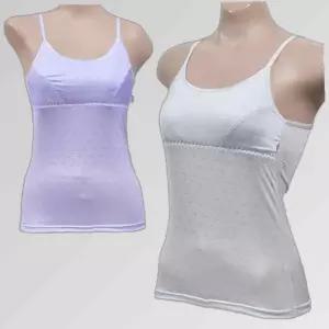 (조은)주니어 하트 도트 인견 끈 브라런닝