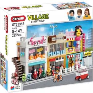 옥스포드 빌리지 스트리트 상점들 바이크 뮤직 헤어샵 장난감 완구 초등생 어린이 선물