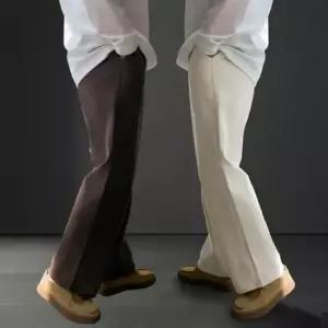 [의류] 비비오 골덴 핀턱 세미와이드 밴딩 팬츠 4color 통큰 와이드 슬랙스 바지