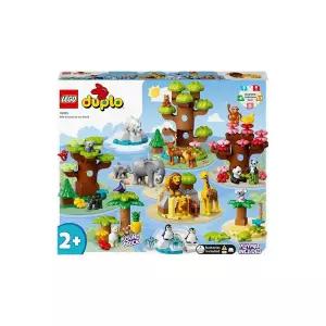 레고 듀플로 세계동물탐험 전세계 동물 피겨+플레이 매트 장난감 완구 유치원 어린이 선물
