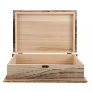 화통 화구통 그림통 나무 책 보관함 대용량 장신구 케이스 경첩 뚜껑 미완성 기념품 상자 성경