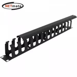 NETmate CYCM 서버랙 케이블 매니지먼트 판넬(1U 블랙)
