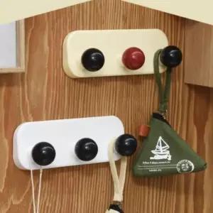 [생활] 볼 후크걸이 무타공 동글동글 정리 다용도 벽 수납 5구 접착식 옷걸이 걸이