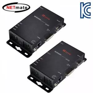 DVI RS232 1대1 리피터(로컬 리모트)(100m)(IR 컨트롤)