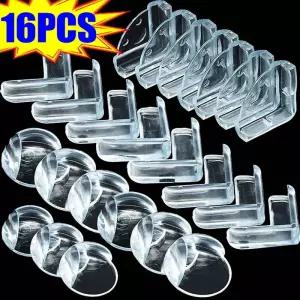 고무마개 파이프 배관 아기 안전 실리콘 투명 보호대 테이블 자리 보호 커버 Anticollision Clear Edge Gua