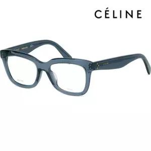 안경테 CL41390F BMP 명품 사각 투명 뿔테 클리어 블루 아시안핏