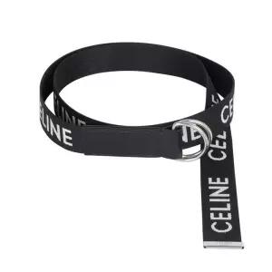 45AVS2AEO 38SI 미디움 자카드 텍스트타일 카프스킨 더블 링 벨트