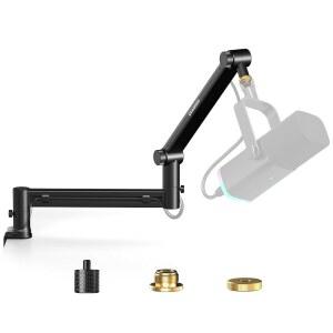 [미국배송] 마이크 암 AOKEO AK-58 책상 로우 프로파일 조절 가능 붐 암 스탠드 블루 예티 스노우볼 ICE HYPERX 쿼드캐스트 솔로캐스트 엘가토 웨이브 등에 적합