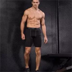 [의류] 남자 트레이닝 하의 헬스 레깅스 숏 허리밴딩 운동복