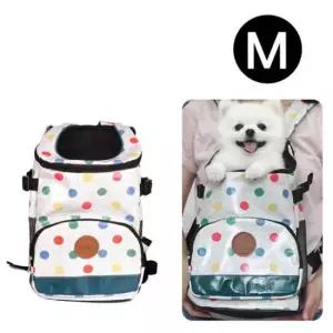 [반려] 패리스독 앞가방 그레이 강아지 이동가방 멀티도트 M