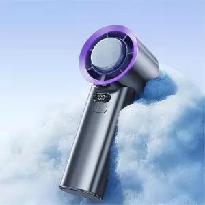 여행용 미니용 MUXNW 휴대용 선풍기 소형 포켓 개인 충전식 터보 배터리 작동 USB 고속으로 더운 여름