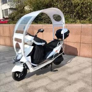 전기 오토바이 캐노피 유리 방수 커버 양산 스크린 앞 천막 전기오토바이