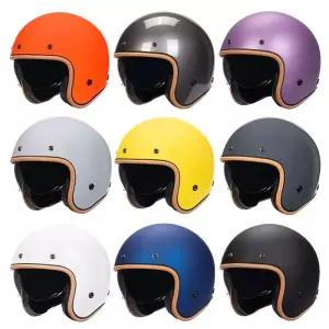 클래식 헬멧 오토바이 스쿠터 레트로 빈티지 할리 풀페이스 오픈