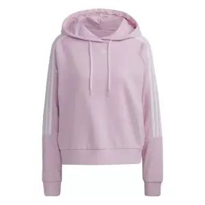 [아디다스]아디다스 남여공용 에센셜 루즈 컷 3S 후드 티셔츠 핑크 GL1459