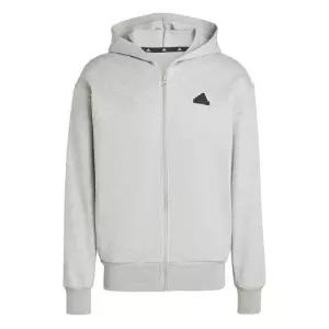 [아디다스]아디다스 남여공용 퓨처 아이콘 더블니트 후드집업 그레이 IW8597