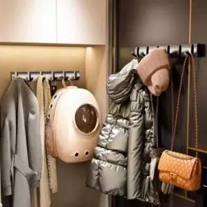 [JED] 접이식 4단 시스템헹거 벽옷걸이 거실행거