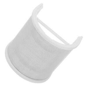 [미국배송] 호모요 팝 필터 U자형 화이트 마이크용 메탈 메시 레이어 마이크 윈드스크린 커버 보컬 녹음용 액세서리 유튜브 비디오 스트리밍