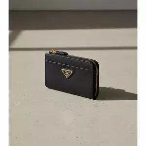 프라다 26SS 사피아노 키체인 카드지갑 블랙 1PP122 QHH F0002