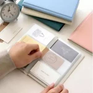 [문구/오피스] 명함첩 블루그린 명함앨범 컬러 명함파일 명함함