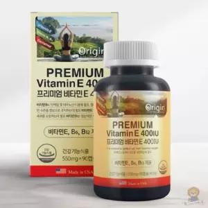 오리진 프리미엄 비타민E 400IU 550GX90캡슐 활성산소제거영양제 부모님영양제 토코페롤