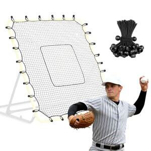4x4.5피트 야구 소프트볼 리바운더 네트 교체(NET 전용)와 스트라이크 존 및 번지 코드 장착(4x4.5피트 기존 프레임 네트) - (프레임 미포함)