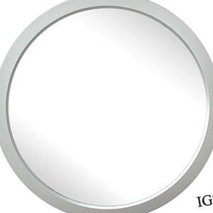 IG7129 28cm 벽거울 원형 실버