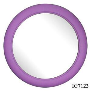 선물 집들이 벽거울 IG7123 32cm 원형 연보라 인테리어소품
