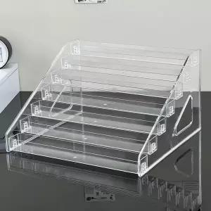 캔뱃지 아크릴 전시 보관 케이스 투명 수납 컬렉션 진열함