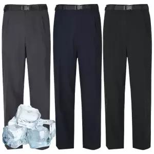 남자 봄여름 쿨 다용도 벨티드 팬츠  BR-PTSM-23712A-블랙