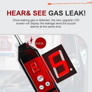 누출 감지기 프레온 CFC HFC 할로겐 가스 냉매 공기 모니터 컨디셔닝 R22a R134a 가스 미터 자동 냉동