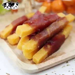 헬로도기 참 좋은 간식 고구마치즈 오리말이 100g 강아지 간식