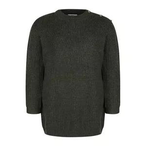 [썬쿠][썬쿠] 울혼방 어깨 버튼 니트 원피스(SN71DXKOS02X)