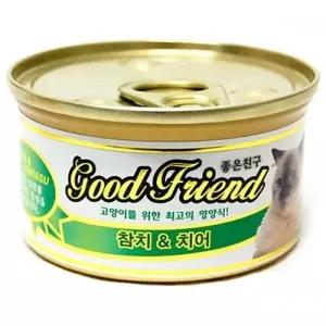 굿프랜드 참치와치어_고양이 85g 24개