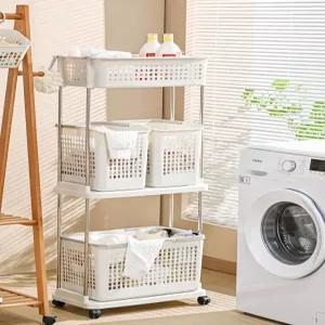 빨래바구니 3단 분리형 기본형 대용량 수납 다양한