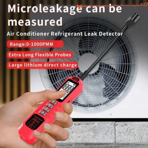 냉매 가스 누출 감지기 ZL77 0-1000PPM 에어컨 HVAC 냉매 누출 감지기 CFC HFC HCFC HC HFO 가스 테스터