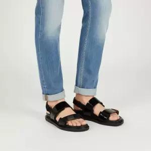 MARNI 26SS 가죽 FUSSBETT 더블 스트랩 샌들 FBMS018001 P7615 00N99)