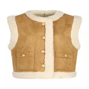 [썬쿠][썬쿠] 리버시블 무스탕 베스트(SN71DXVTS05X)