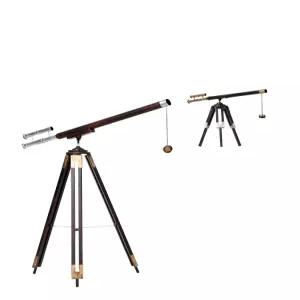 빈티지 망원경 삼각대 위스키바 쇼룸 레트로 장식 소품